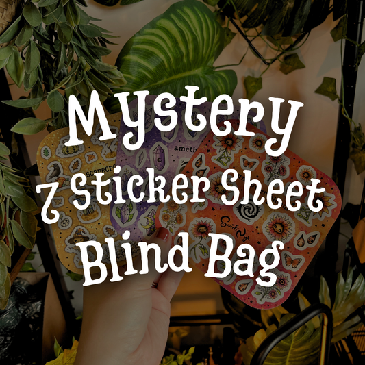 Mystery 7 Sticker Sheet Blind Bag