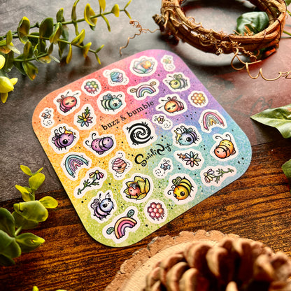 Rainbow Buzz & Bumble Sticker Sheet