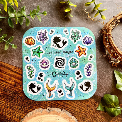 Classic Mermaid Magic Sticker Sheet