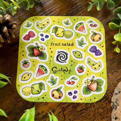 Bright Fruit Salad Sticker Sheet