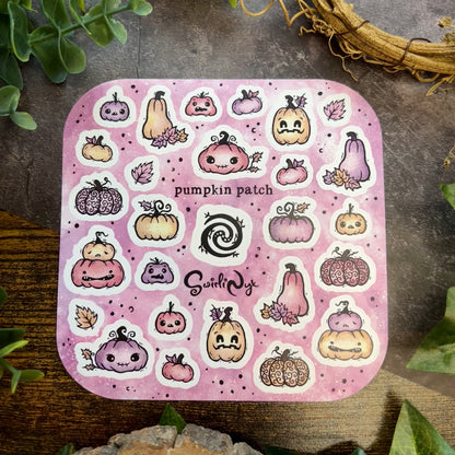 Pastel Pumpkin Patch Sticker Sheet