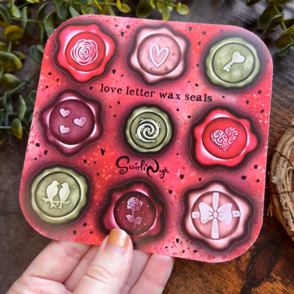 Love Wax Seal Sticker Sheet