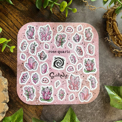 Rose Quartz Sticker Sheet