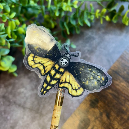 Death Moth Clear Sticker