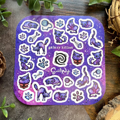Galaxy Kitties Sticker Sheet