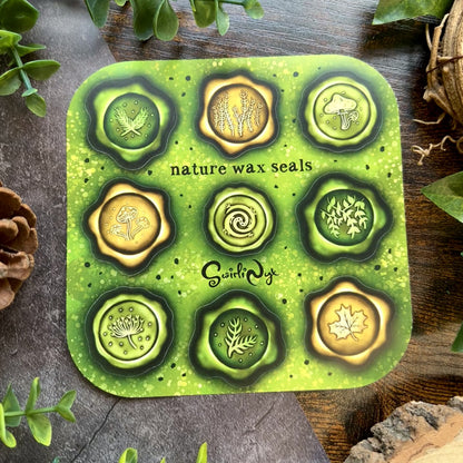 Nature Wax Seal Sticker Sheet