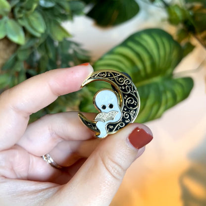 Wisper the Ghost Enamel Pin