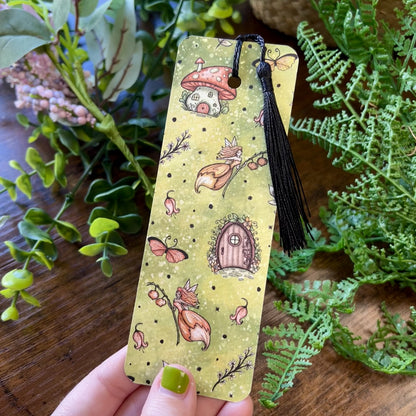 SECOND Red Magic Garden Bookmark