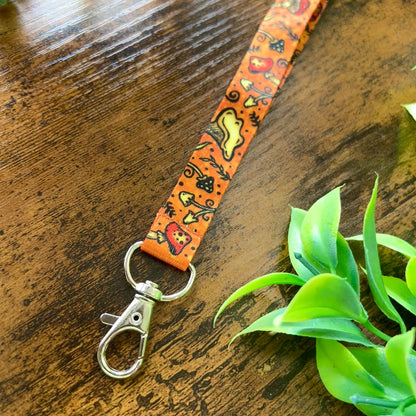 Fungi Mushroom Lanyard