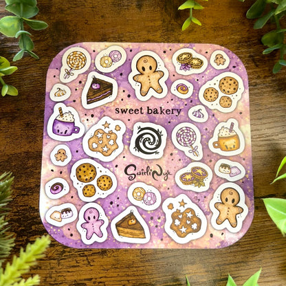 Lavender Sweet Bakery Sticker Sheet