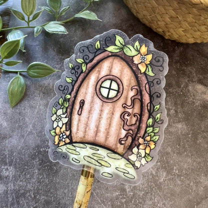 Fairy Door Clear Sticker